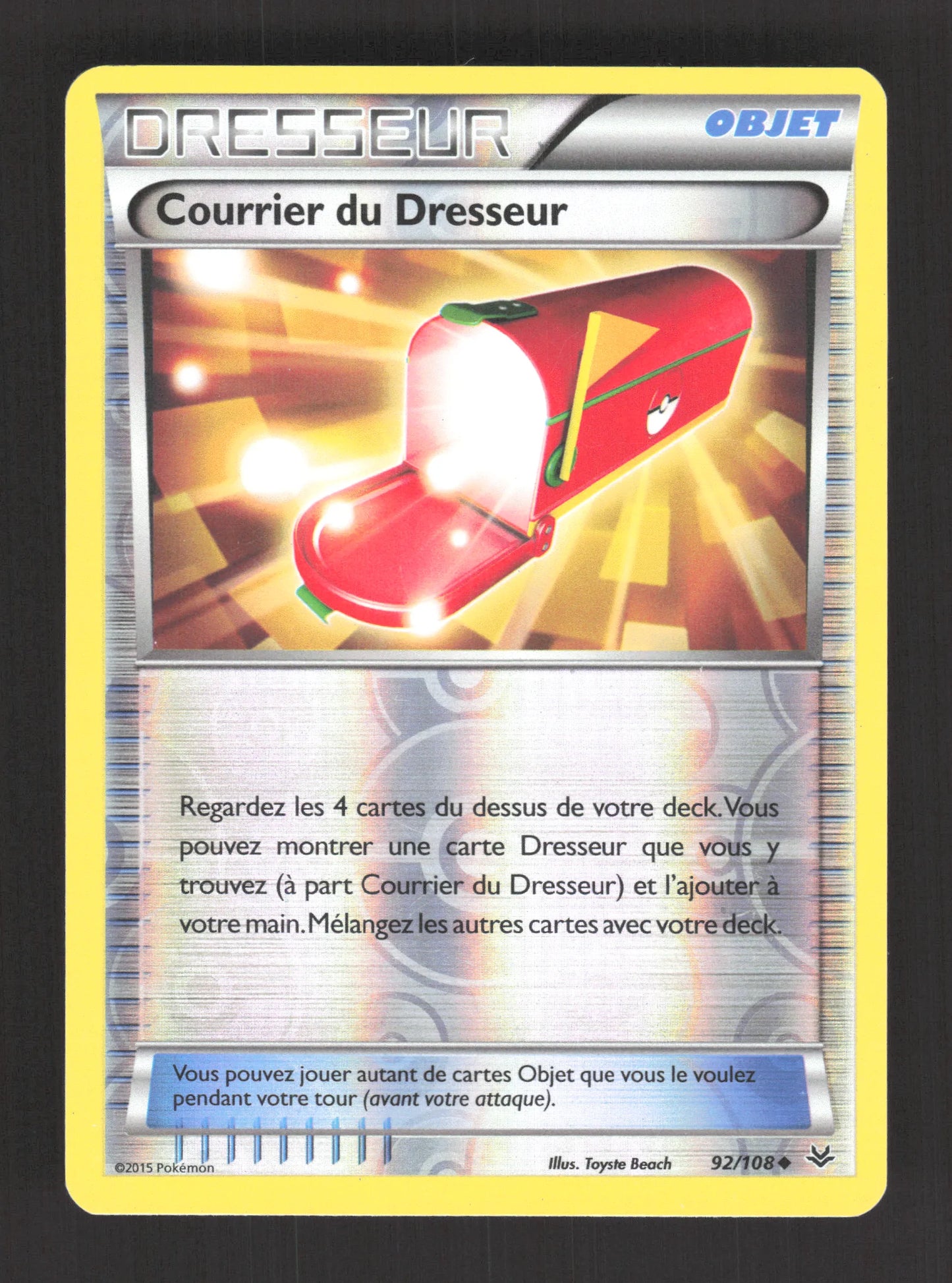 92/108 Courrier du Dresseur REVERSE - Ciel Rugissant