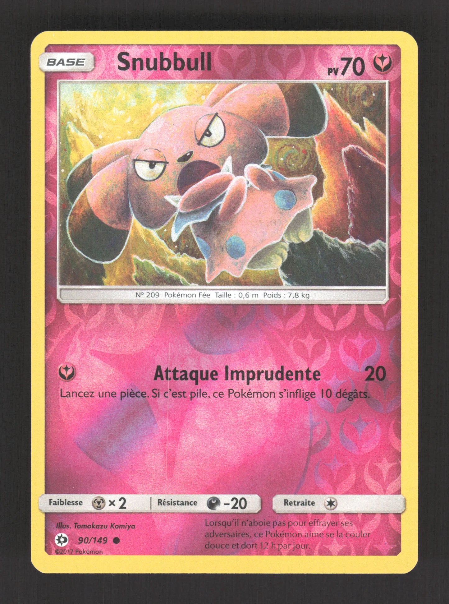 90/149 Snubbull REVERSE - Soleil et Lune