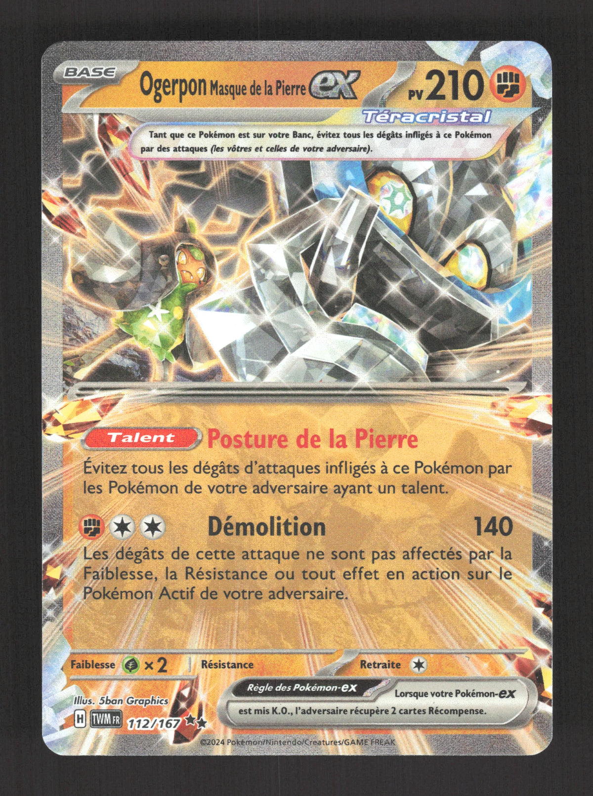112/167 Ogerpon EX - Mascarade Crépusculaire