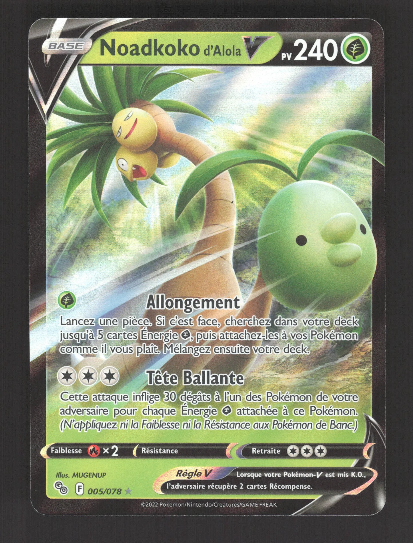 005/078 Noadkoko V - Pokémon GO