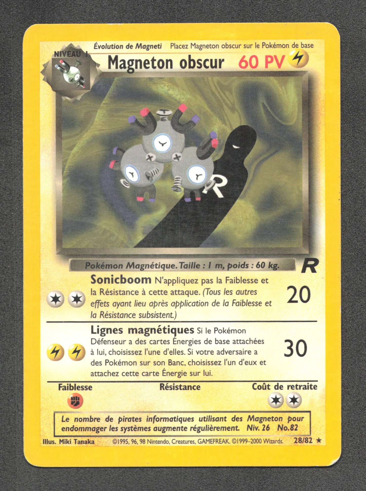 28/82 Magneton Obscur RARE - Team Rocket