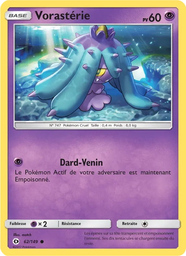 62/149 Vorasterie REVERSE - Soleil et Lune