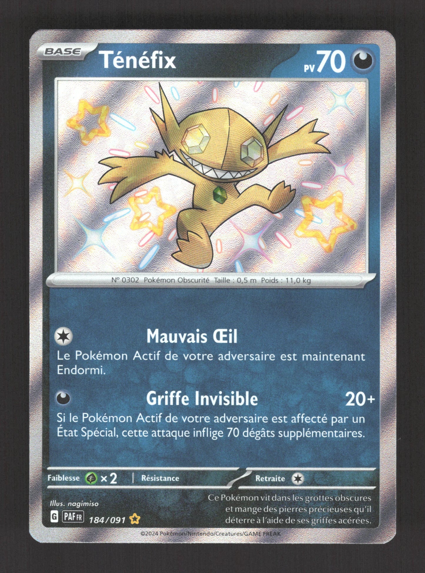 184/091 Tenefix SHINY - Destinées de Paldea
