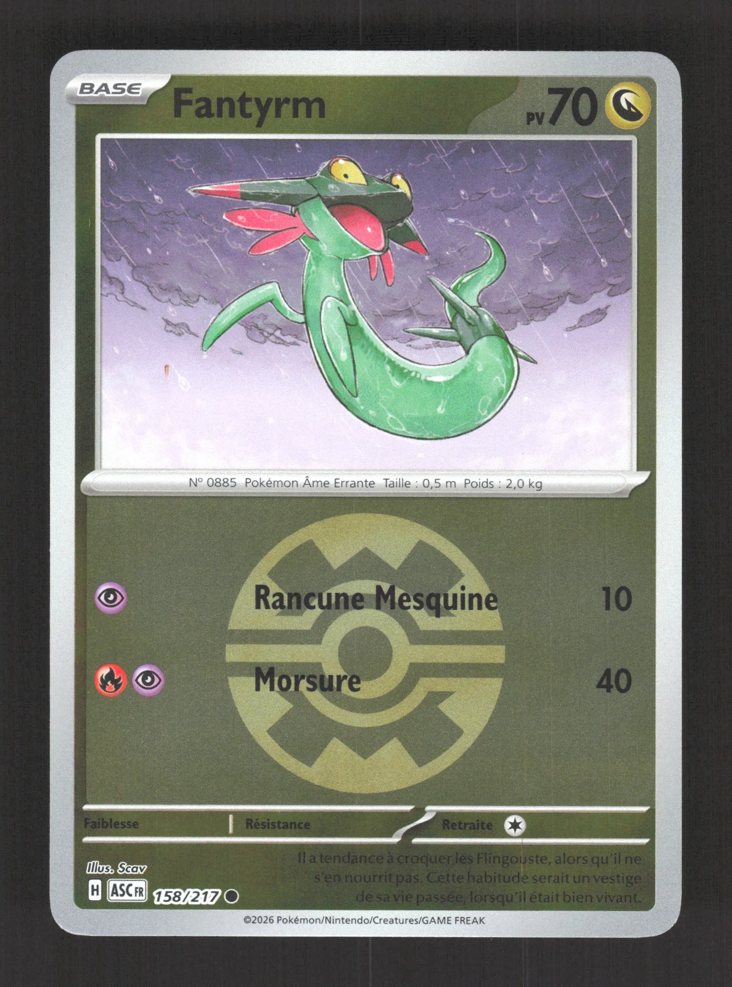 158/217 Fantyrm POKEBALL - Héros Transcendants
