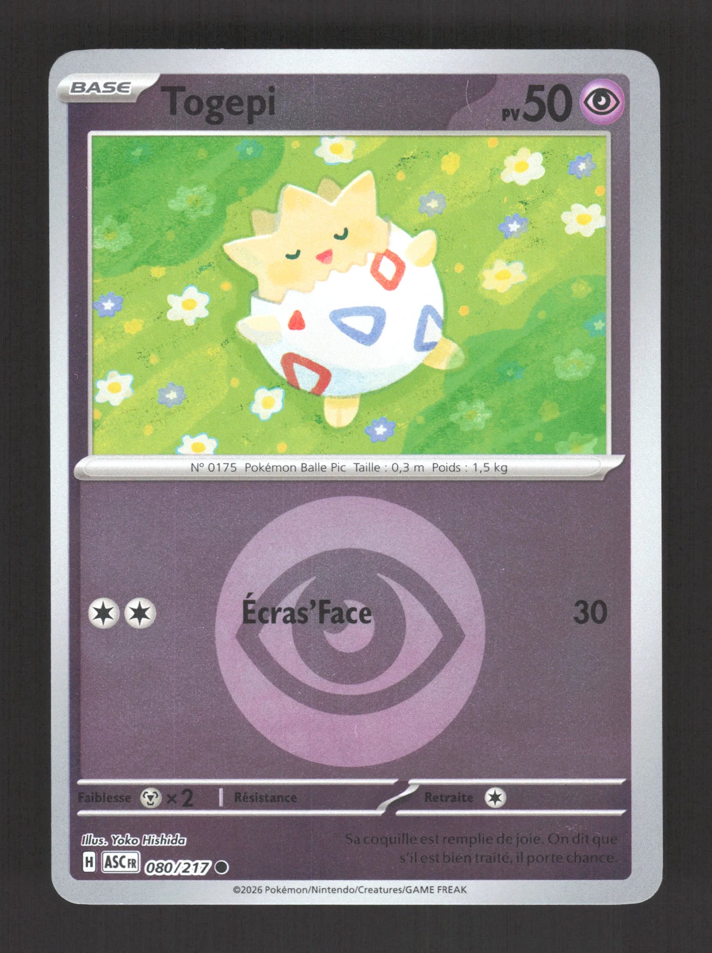 080/217 Togepi REVERSE ENERGIE - Héros Transcendants