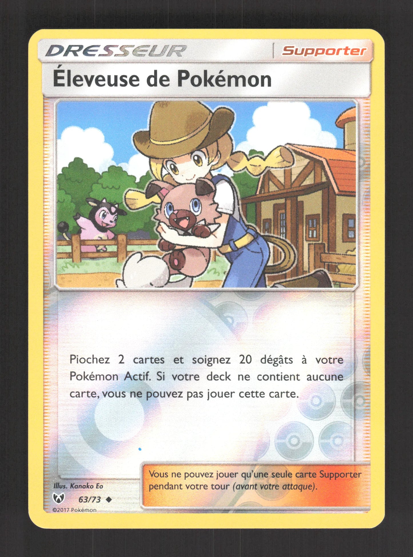 63/73 Eleveuse de Pokemon REVERSE - Légendes Brillantes