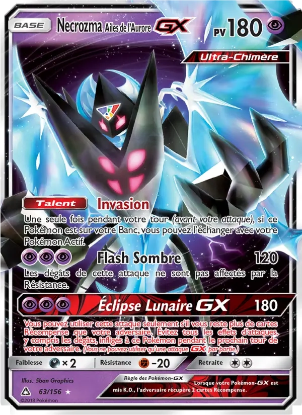 63/156 Necrozma GX - Ultra-Prisme