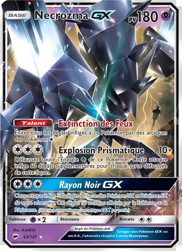 63/147 Necrozma GX - Ombres Ardentes