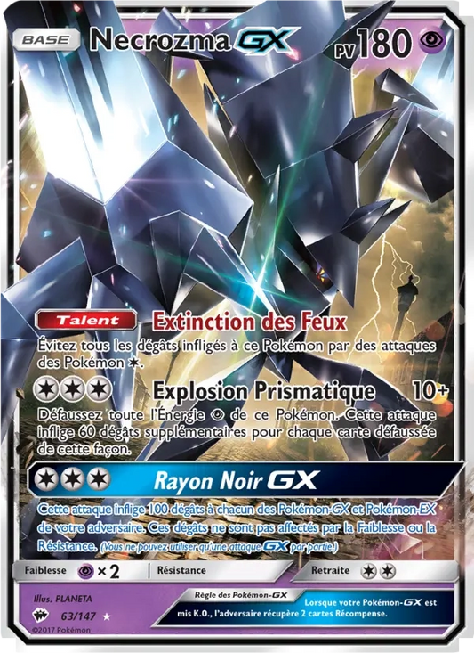 63/147 Necrozma GX - Ombres Ardentes