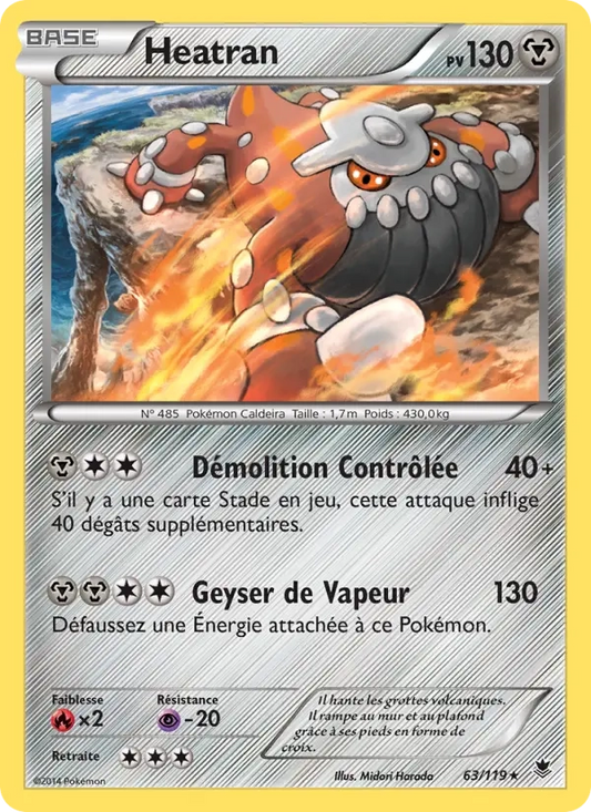 63/119 Heatran HOLO - Vigueur Spectrale