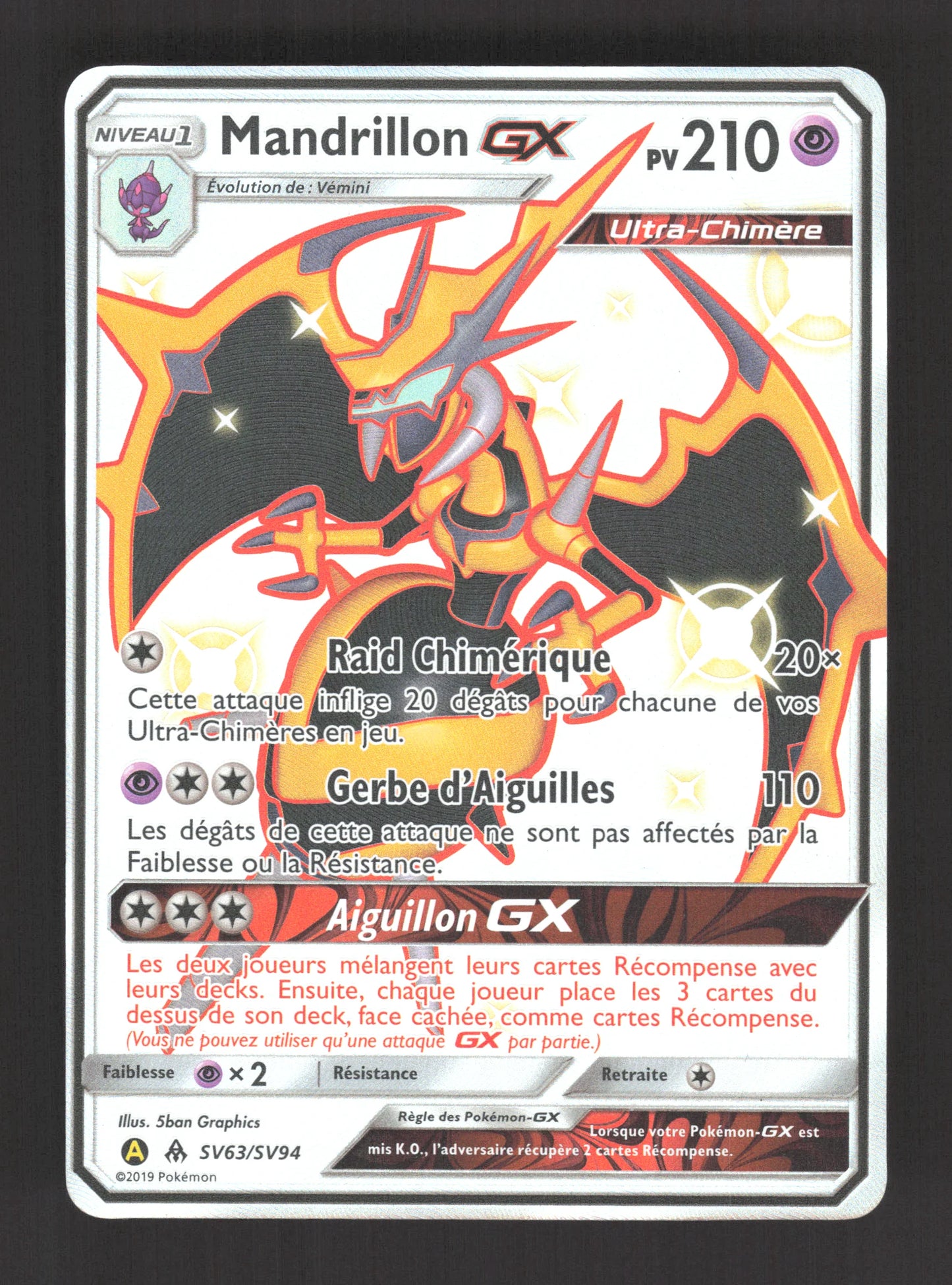 SV63/SV94 Mandrillon GX - Destinées Occultes