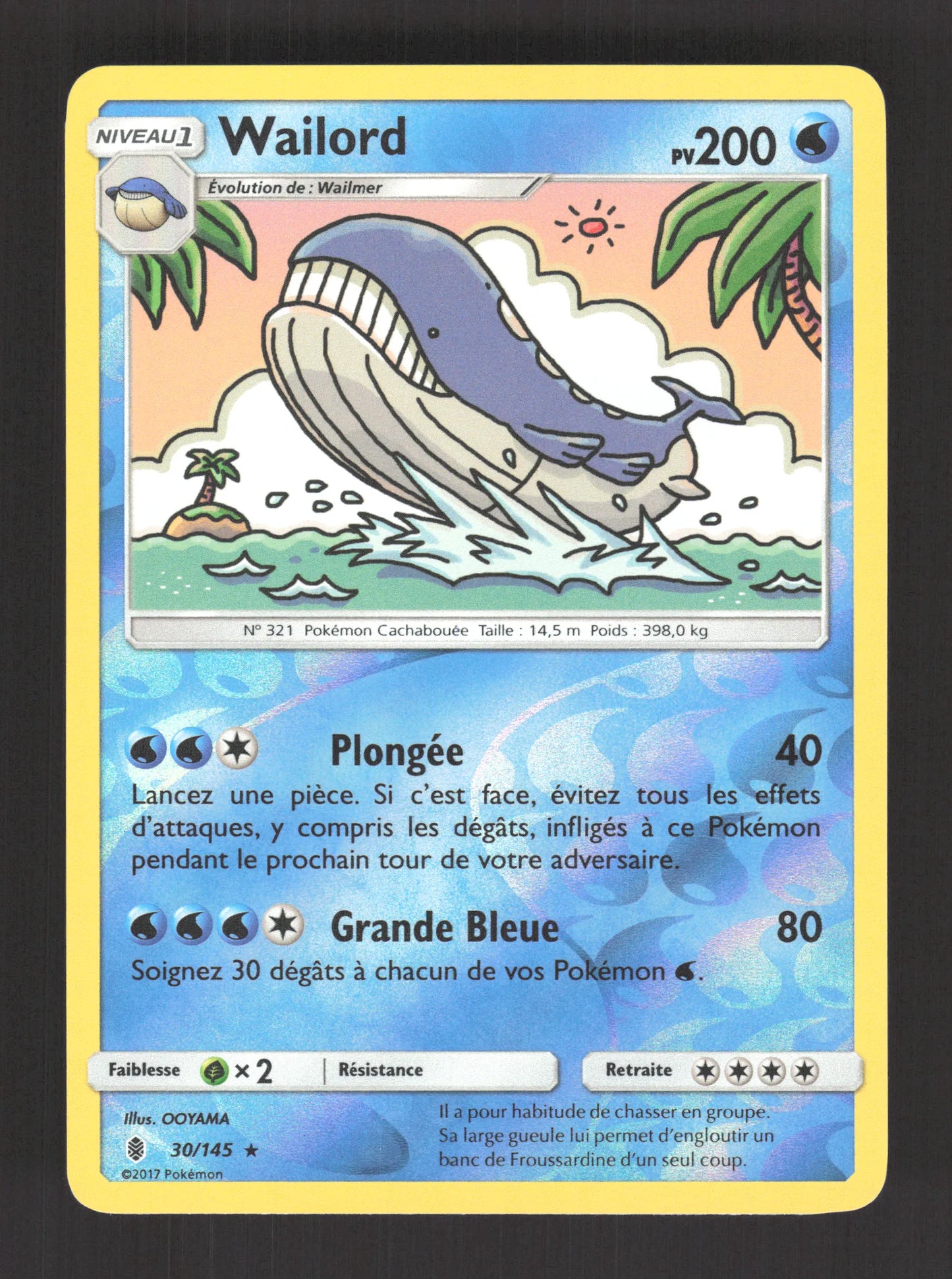 30/145 Wailord REVERSE - Gardiens Ascendants