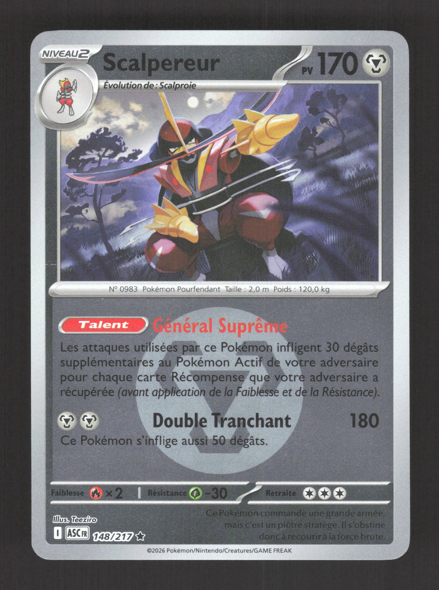 148/217 Scalpereur REVERSE ENERGIE - Héros Transcendants