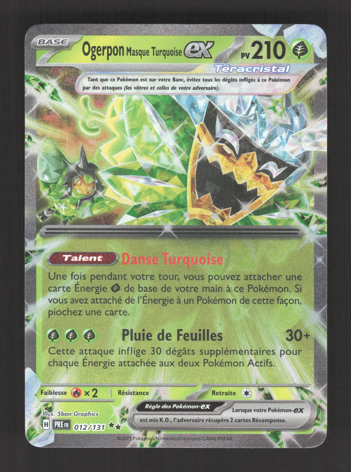 012/131 Ogerpon EX - Évolutions Prismatiques