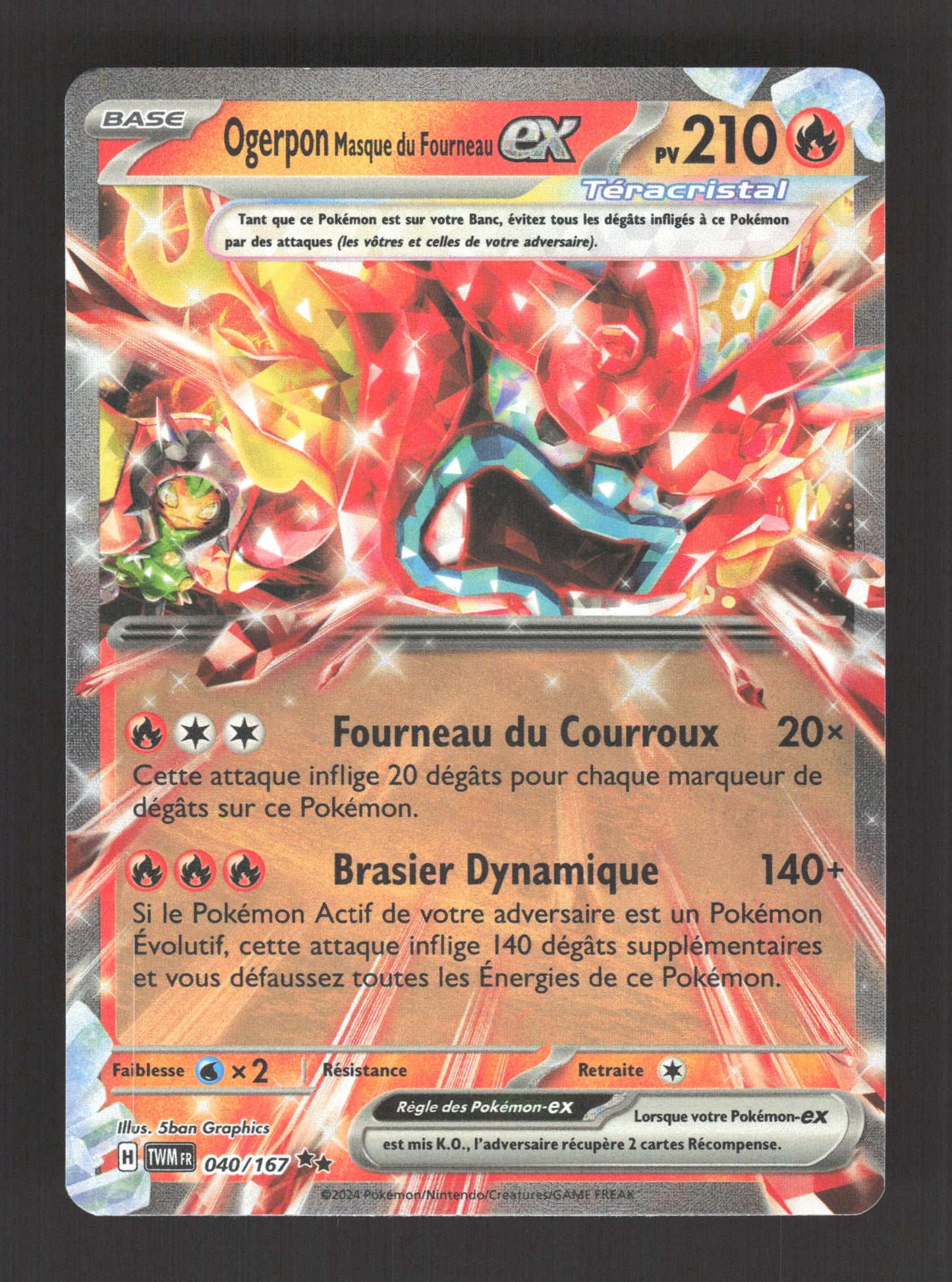 040/167 Ogerpon EX - Mascarade Crépusculaire