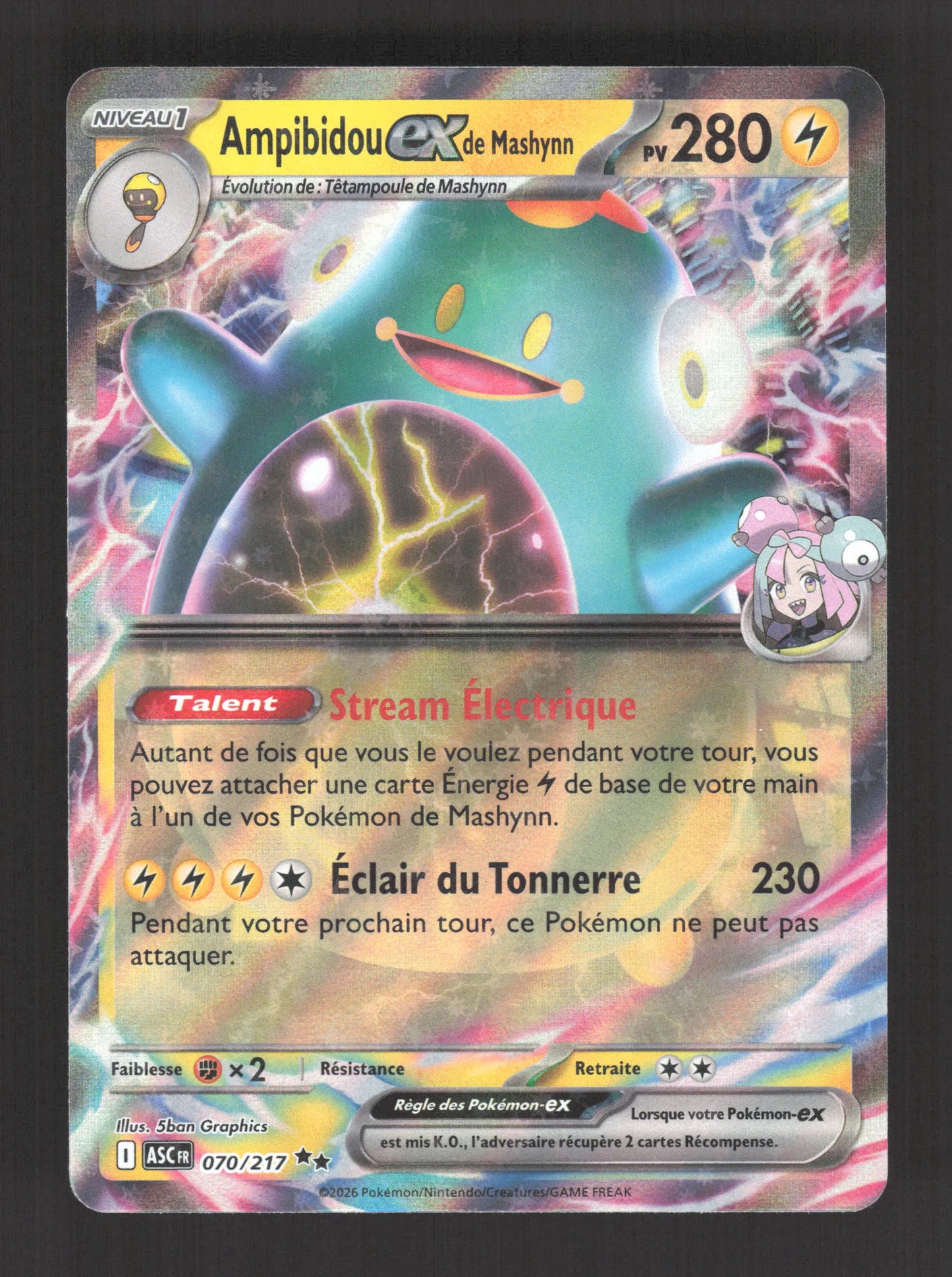 070/217 Ampibidou EX - Héros Transcendants