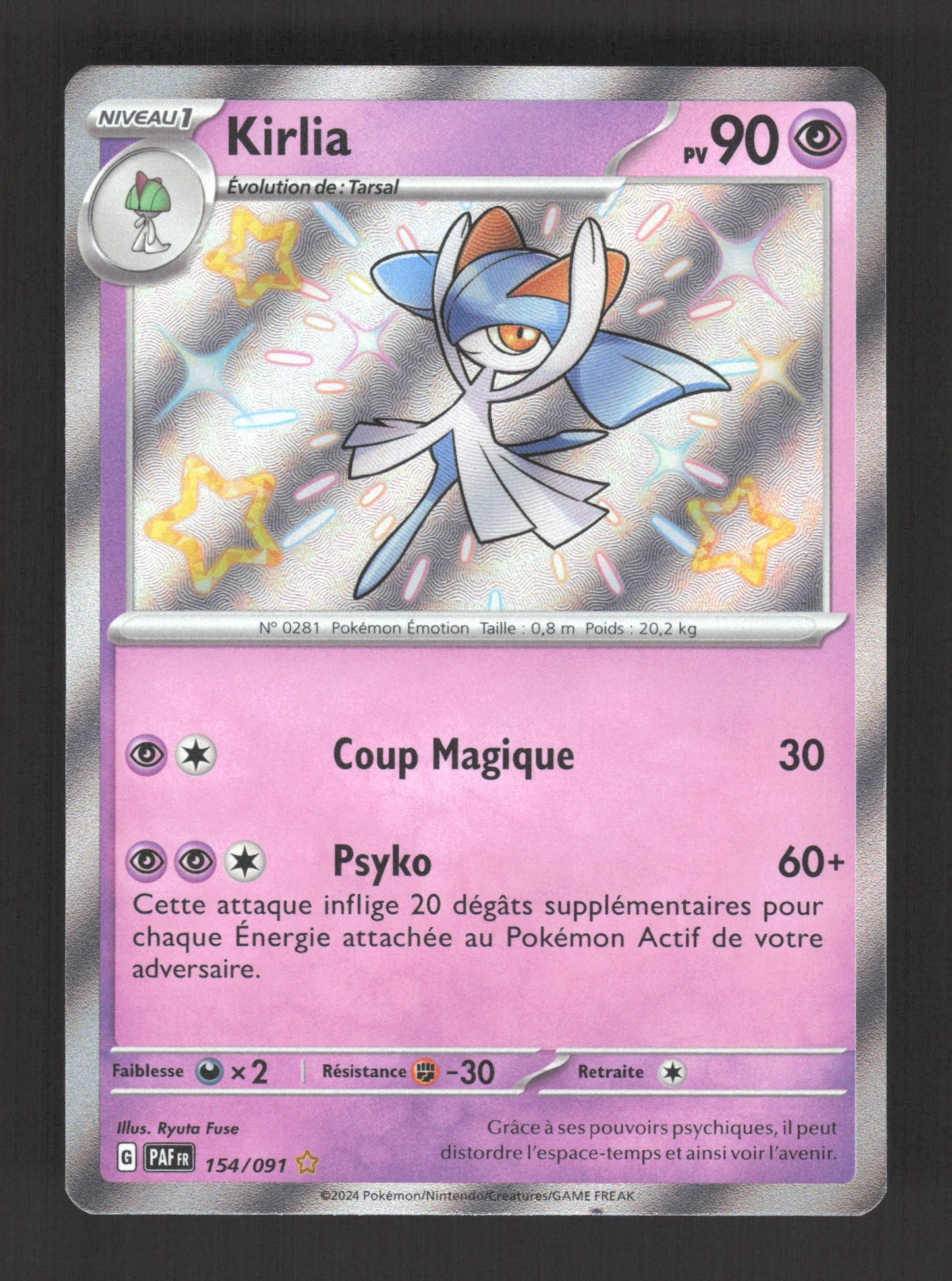 154/091 Kirlia SHINY - Destinées de Paldea