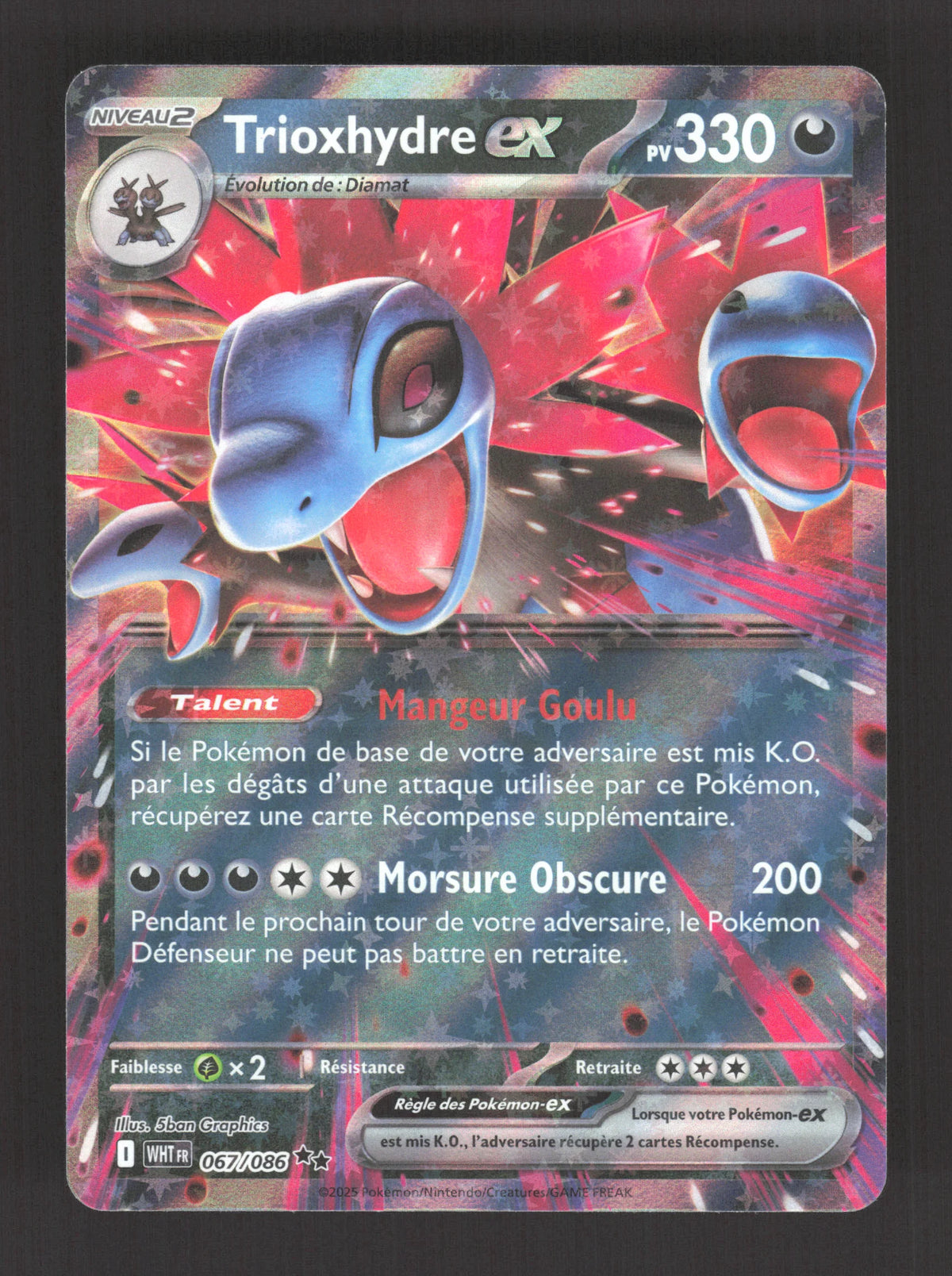 067/086 Trioxhydre EX - Flamme Blanche