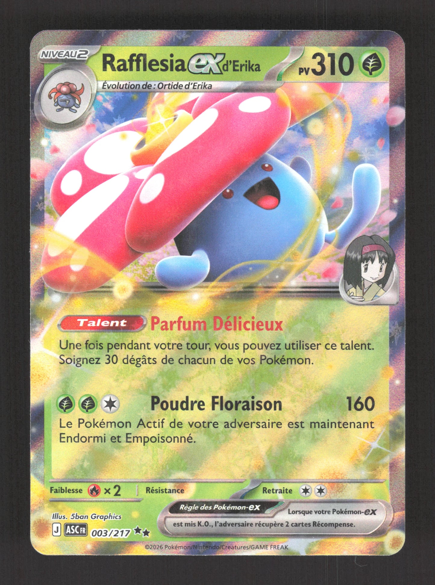 003/217 Rafflesia EX - Héros Transcendants