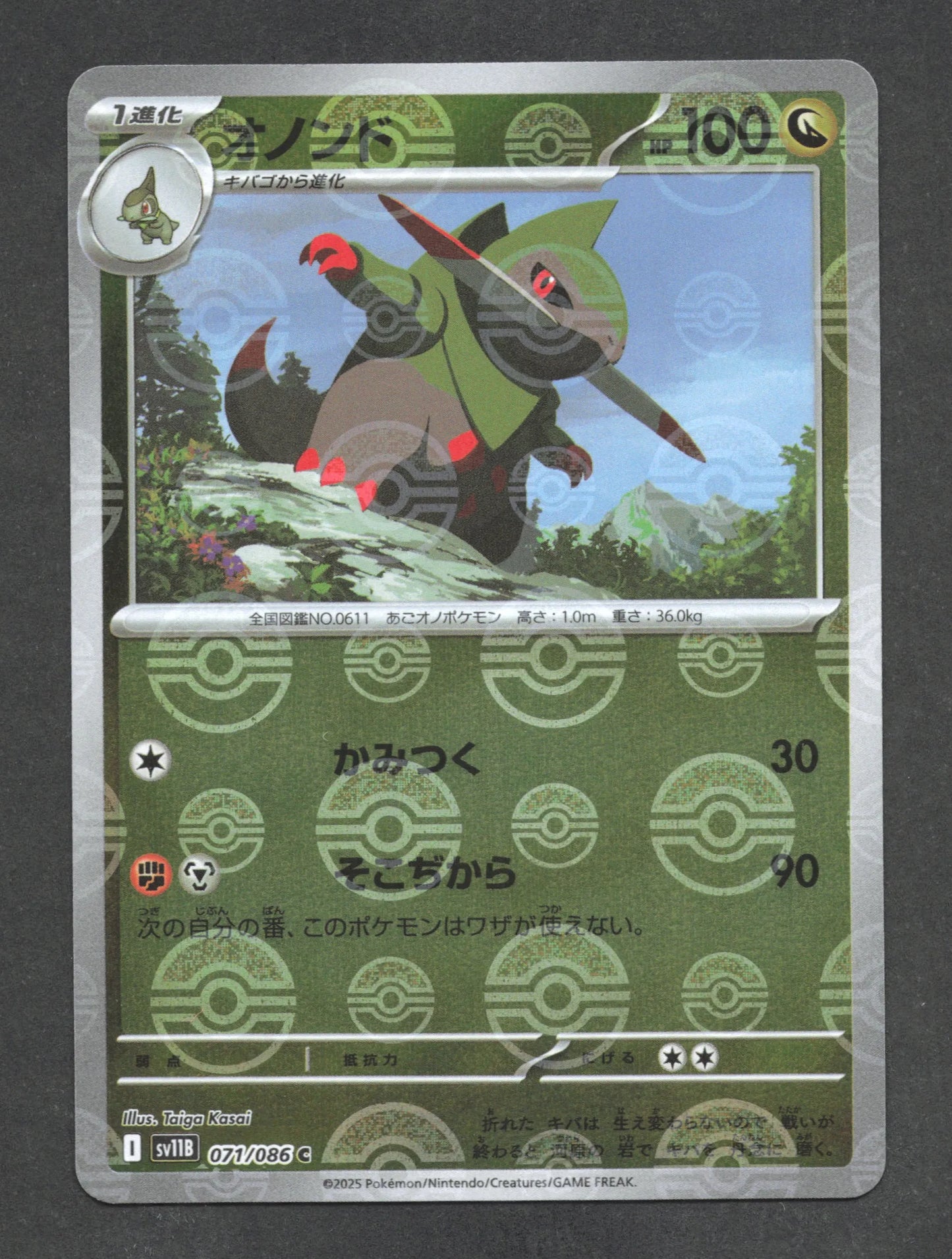 071/086 Incisache POKEBALL JP - Black Bolt