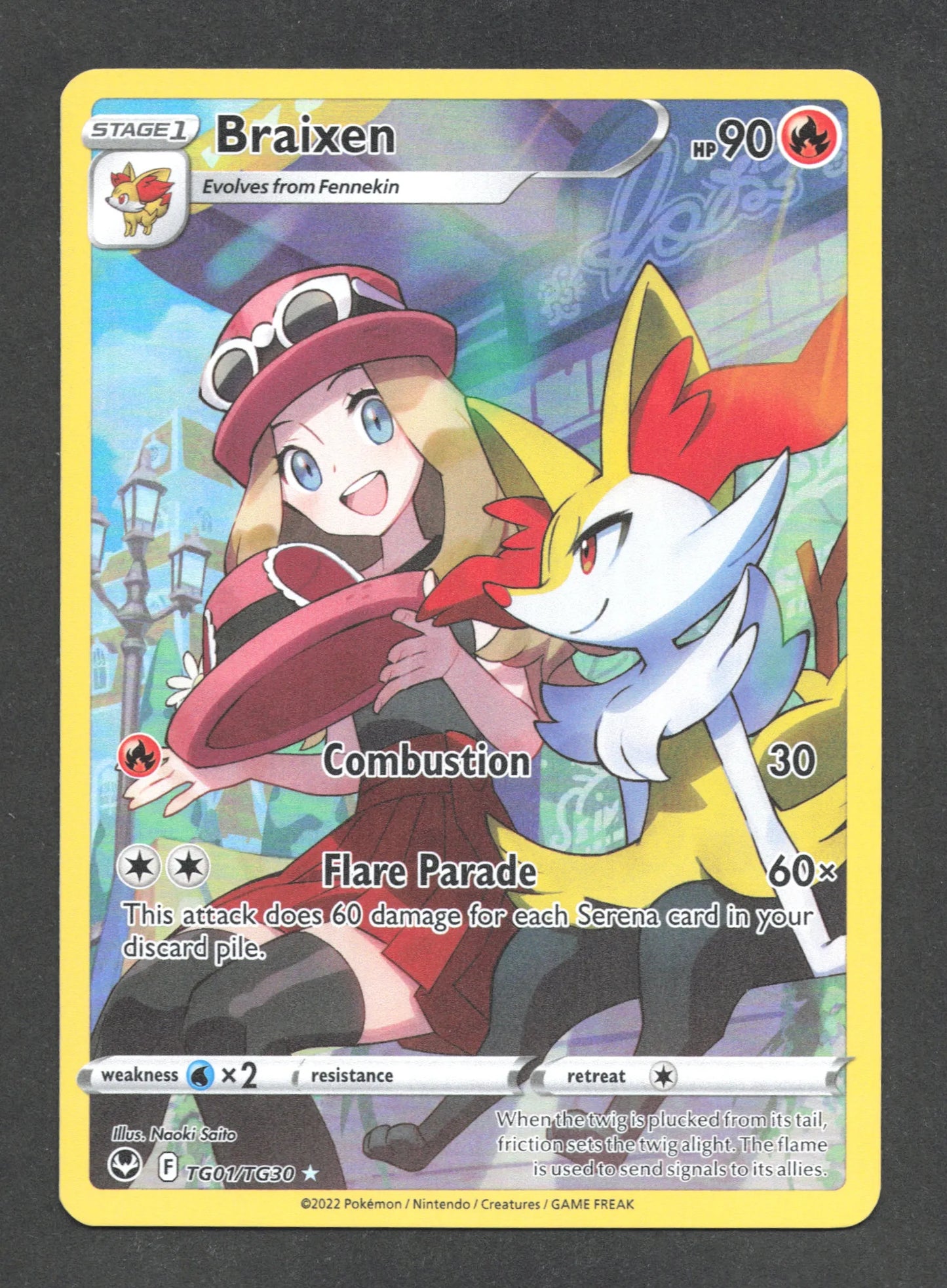 TG01/TG30 Braixen TG ANGLAIS - Anglais