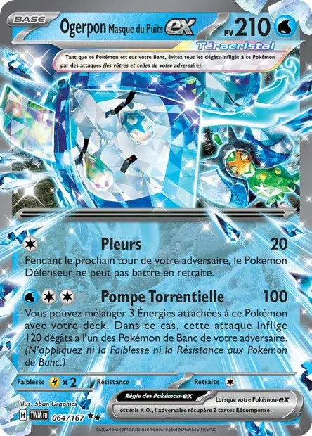 064/167 Ogerpon EX - Mascarade Crépusculaire