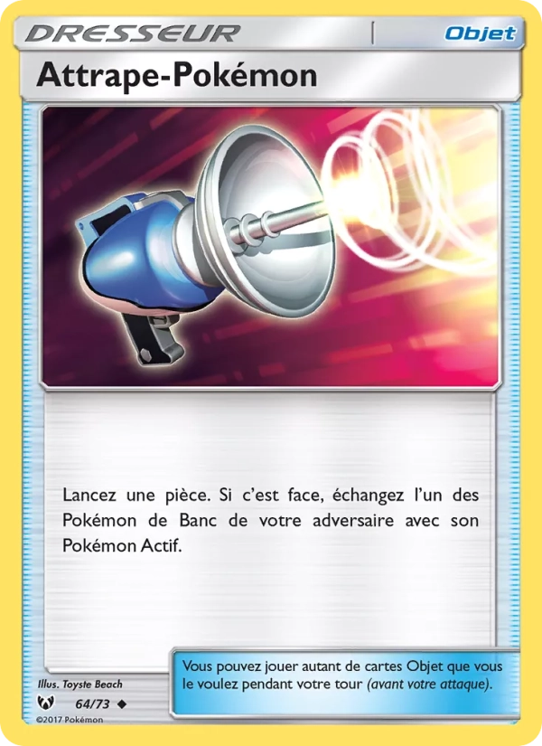 64/73 Attrape Pokemon REVERSE - Légendes Brillantes