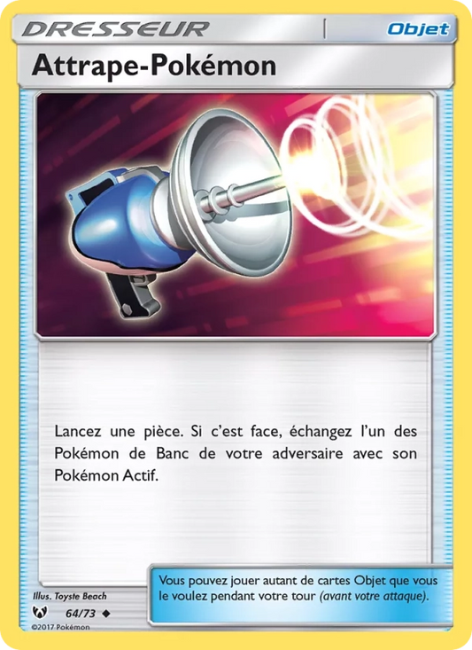 64/73 Attrape Pokemon REVERSE - Légendes Brillantes