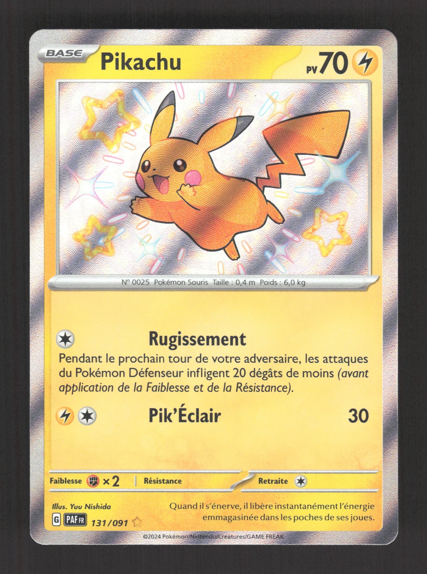 131/091 Pikachu SHINY - Destinées de Paldea