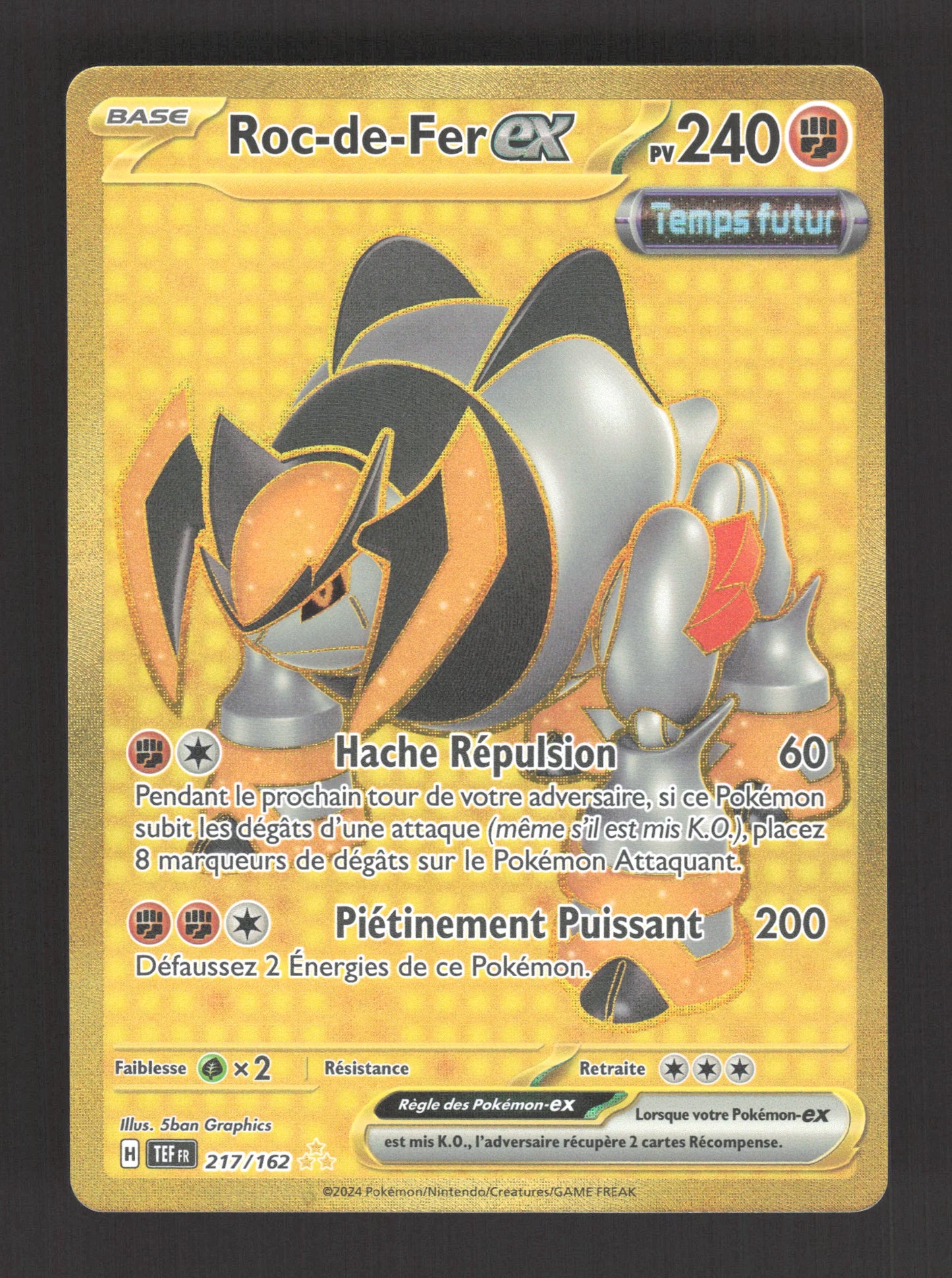 217/162 Roc de Fer EX - Forces Temporelles