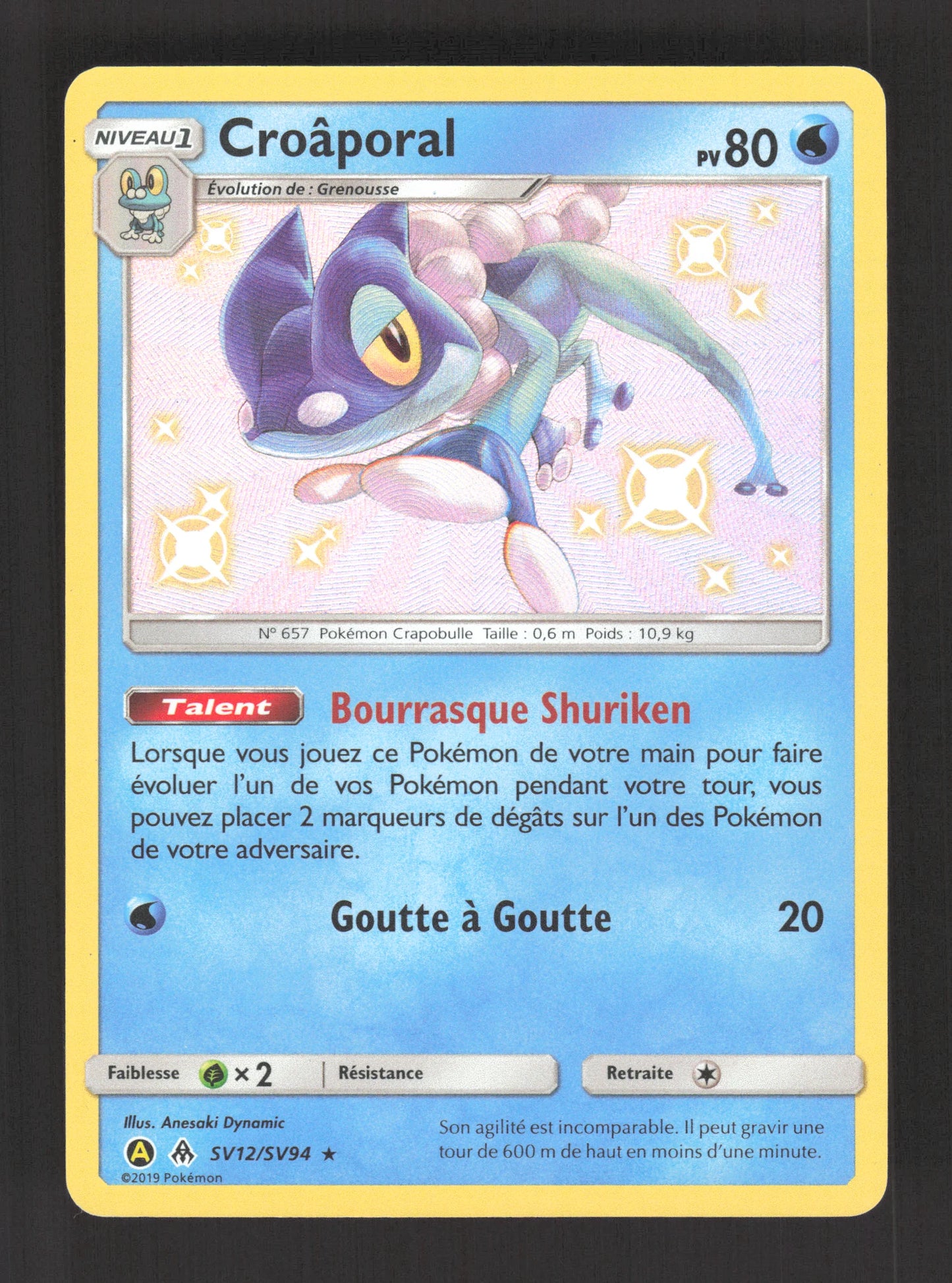 SV12/SV94 Croaporal SHINY - Destinées Occultes