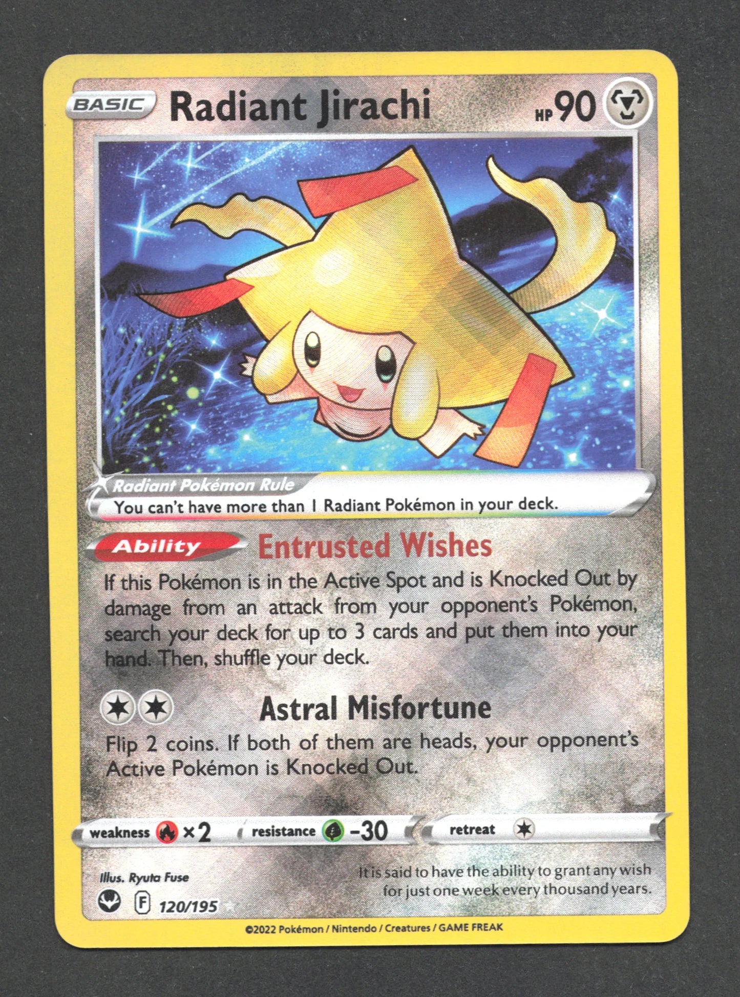 120/195 Jirachi RADIANT ANGLAIS - Anglais