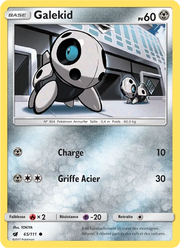 65/111 Galekid REVERSE - Invasion Carmin