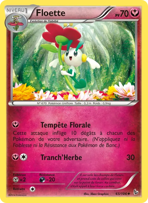 65/106 Floette REVERSE - Étincelles