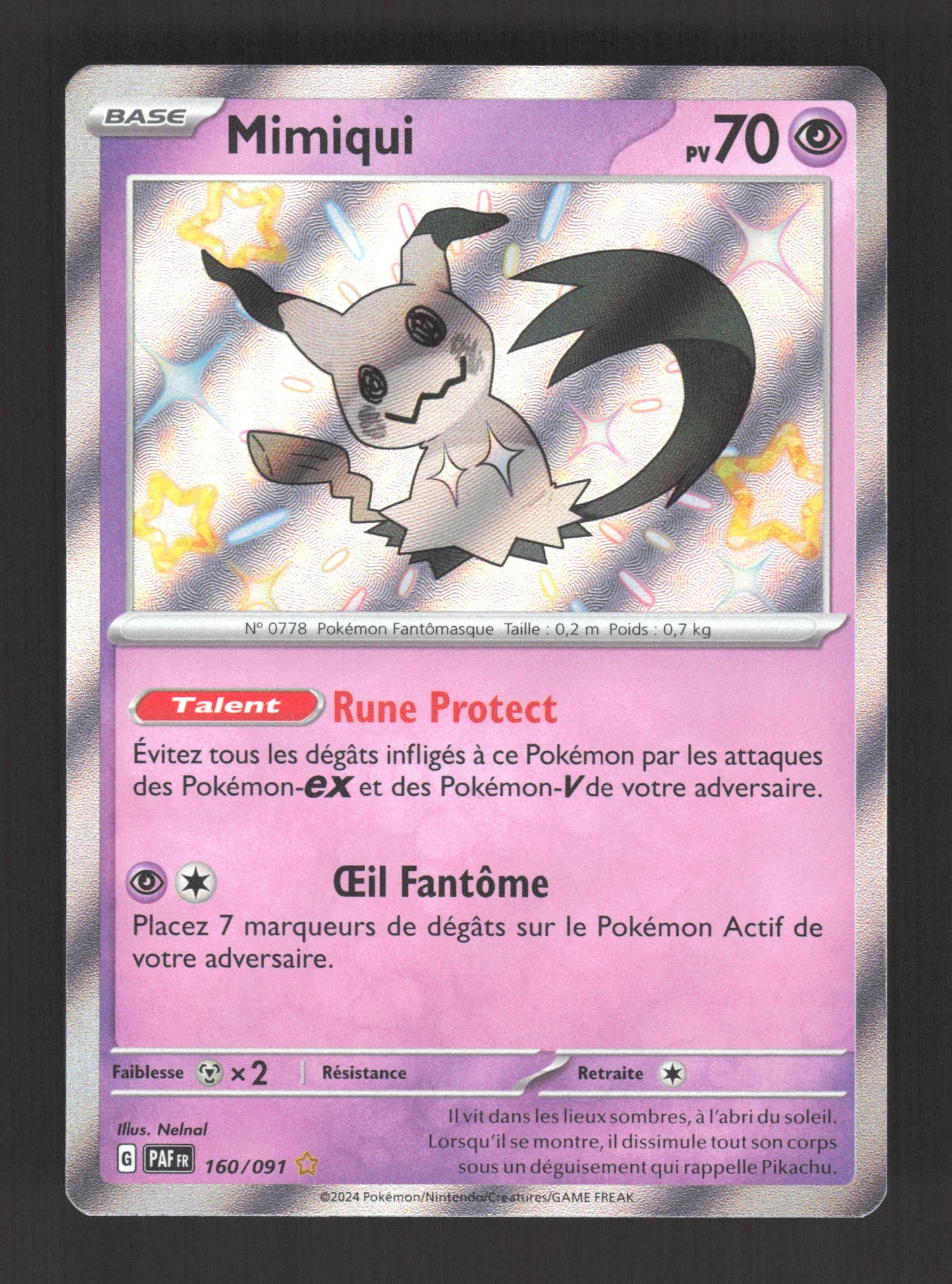 160/091 Mimiqui SHINY - Destinées de Paldea