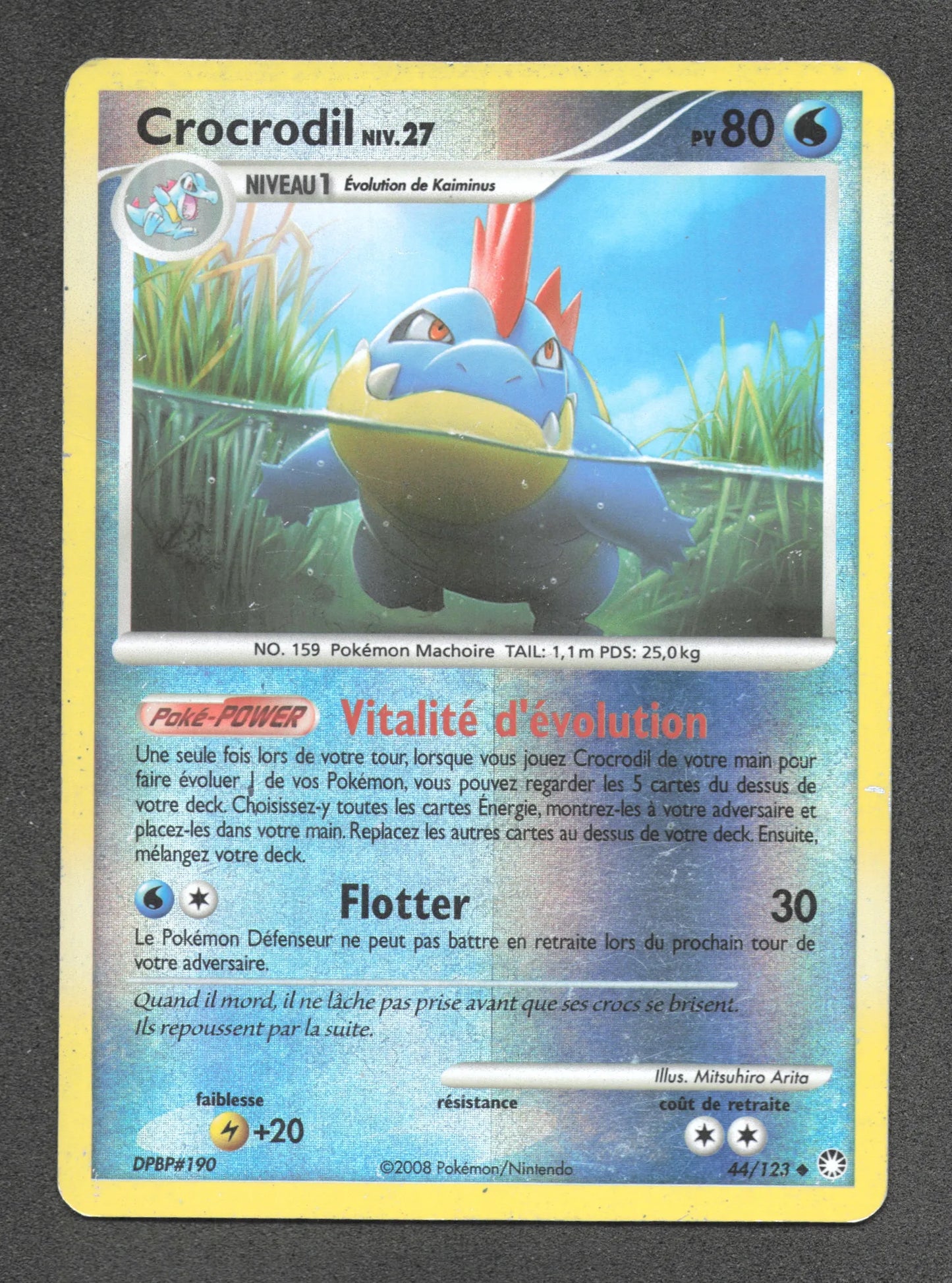 44/123 Crocrodil REVERSE - Trésors Mystérieux