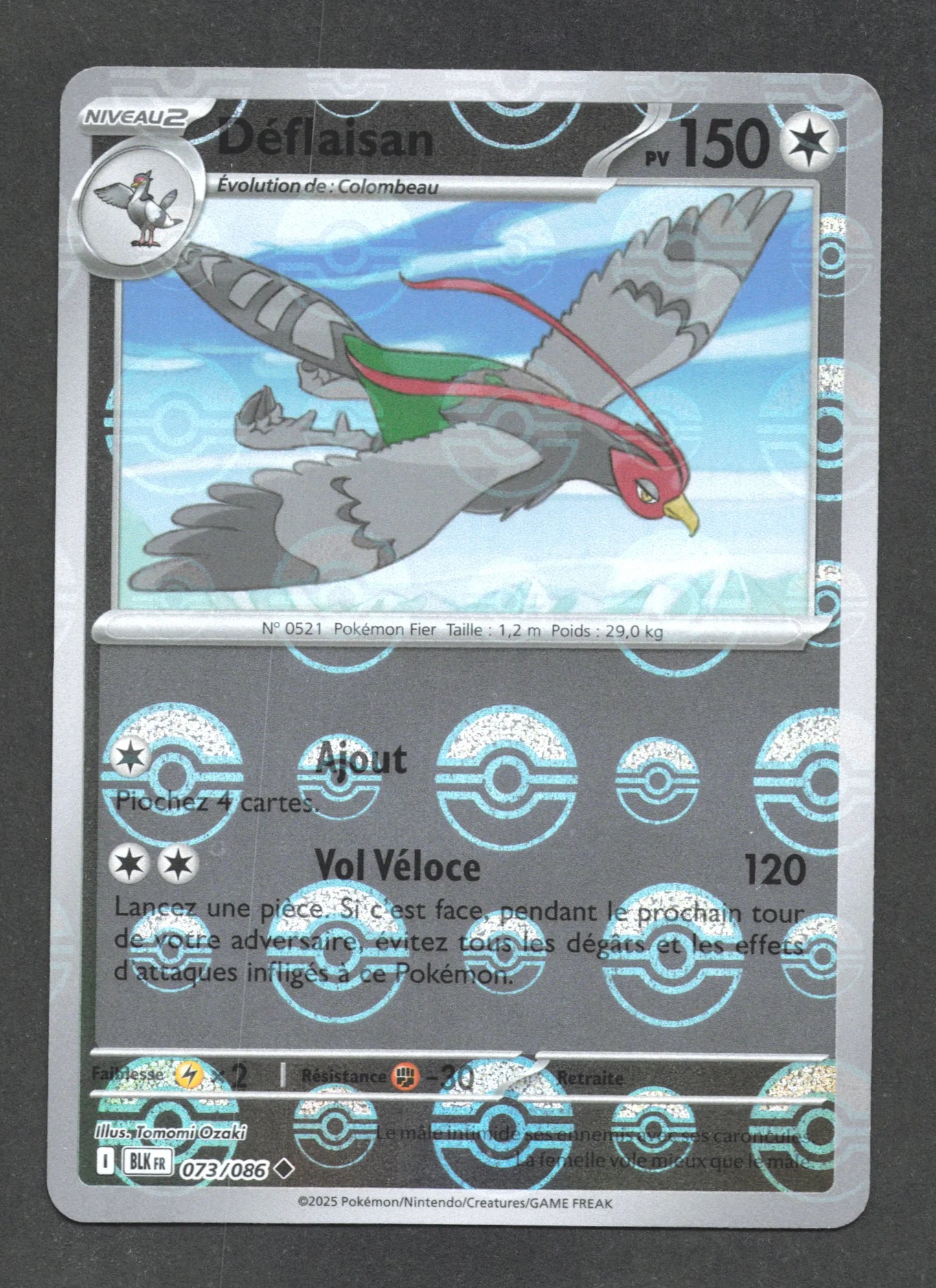 073/086 Deflaisan POKEBALL - Foudre Noire - Pokeball