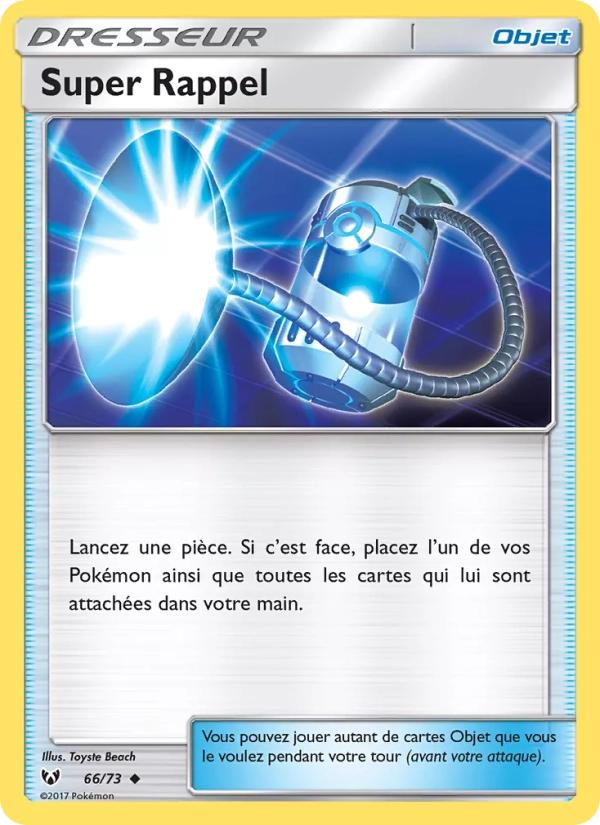 66/73 Super Rappel REVERSE - Légendes Brillantes