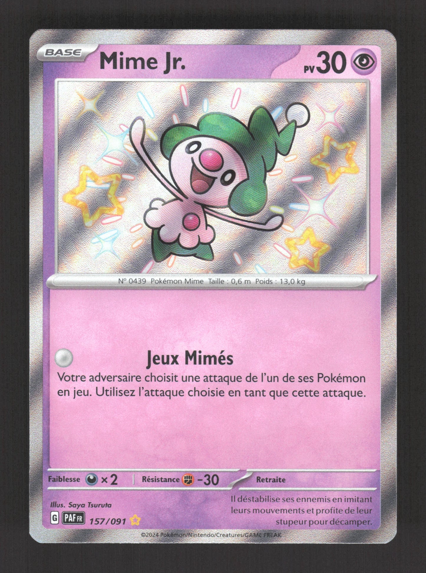 157/091 Mime Jr SHINY - Destinées de Paldea