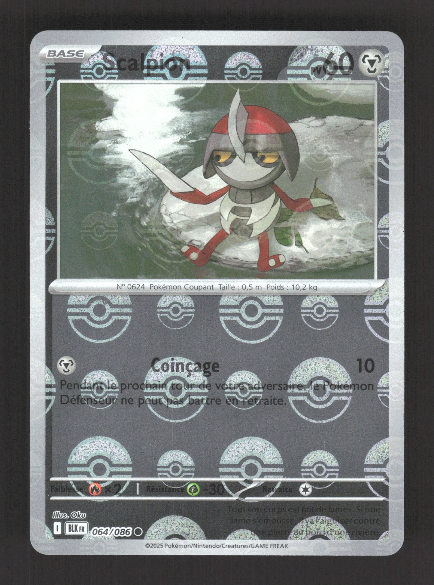 064/086 Scalpion POKEBALL - Foudre Noire