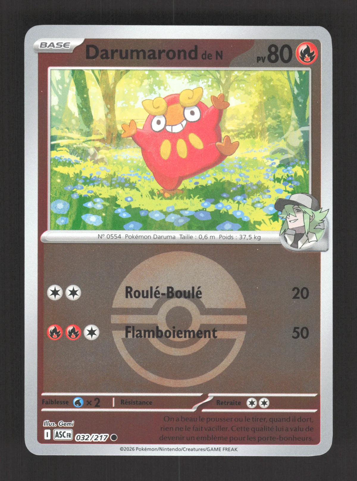 032/217 Darumarond POKEBALL - Héros Transcendants