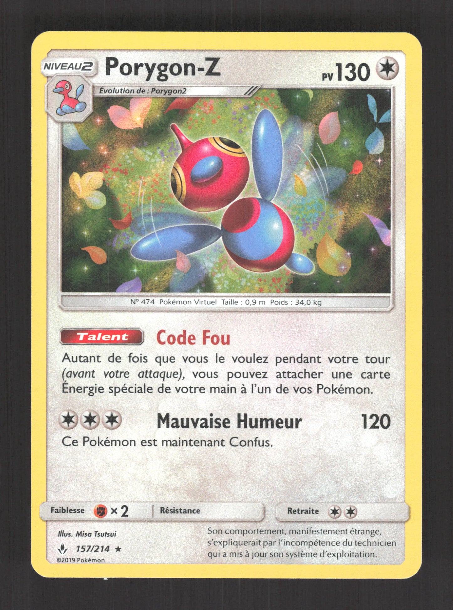 157/214 Porygon Z HOLO - Alliance Infaillible