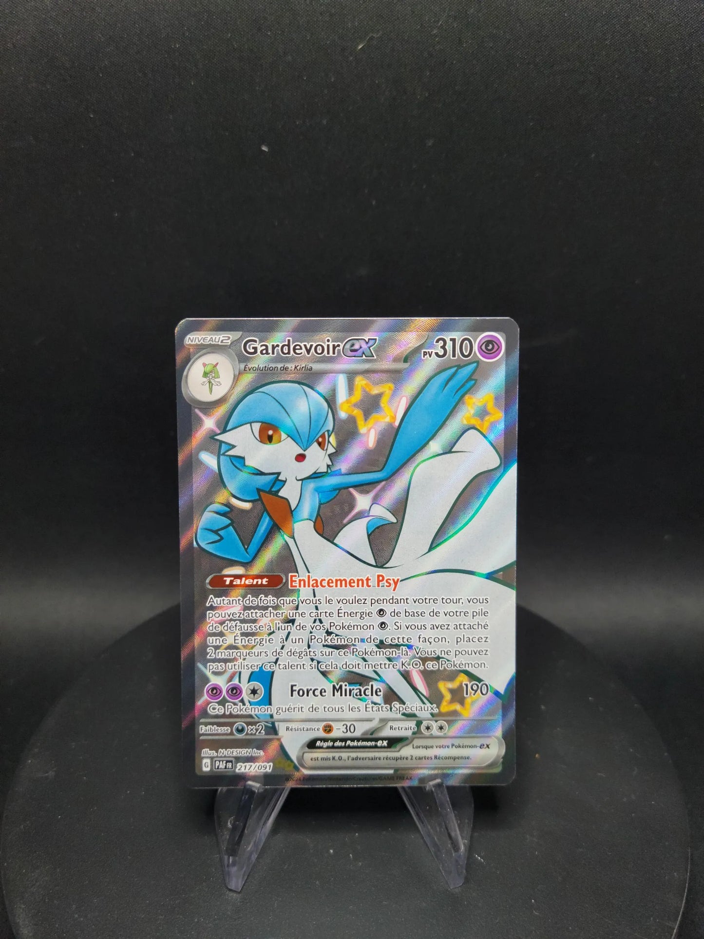 217/091 Gardevoir EX SHINY - Destinées de Paldea