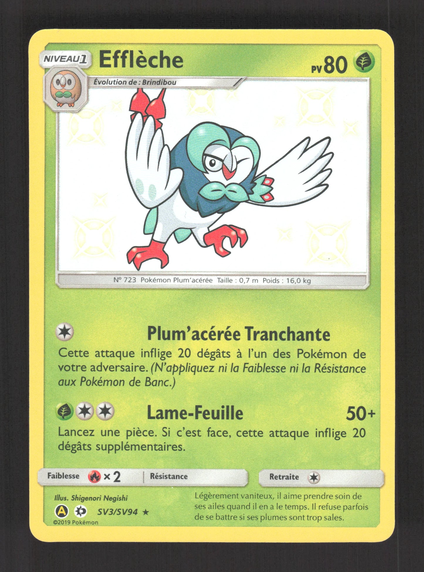 SV3/SV94 Effleche SHINY - Destinées Occultes