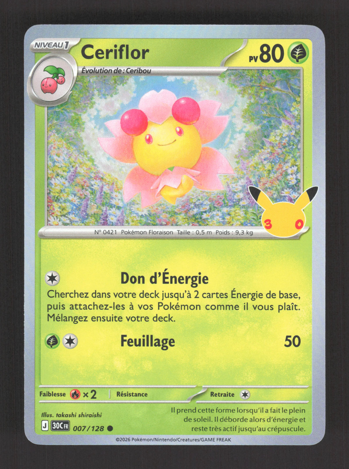007/128 Ceriflor HOLO - 30 Anniversaire