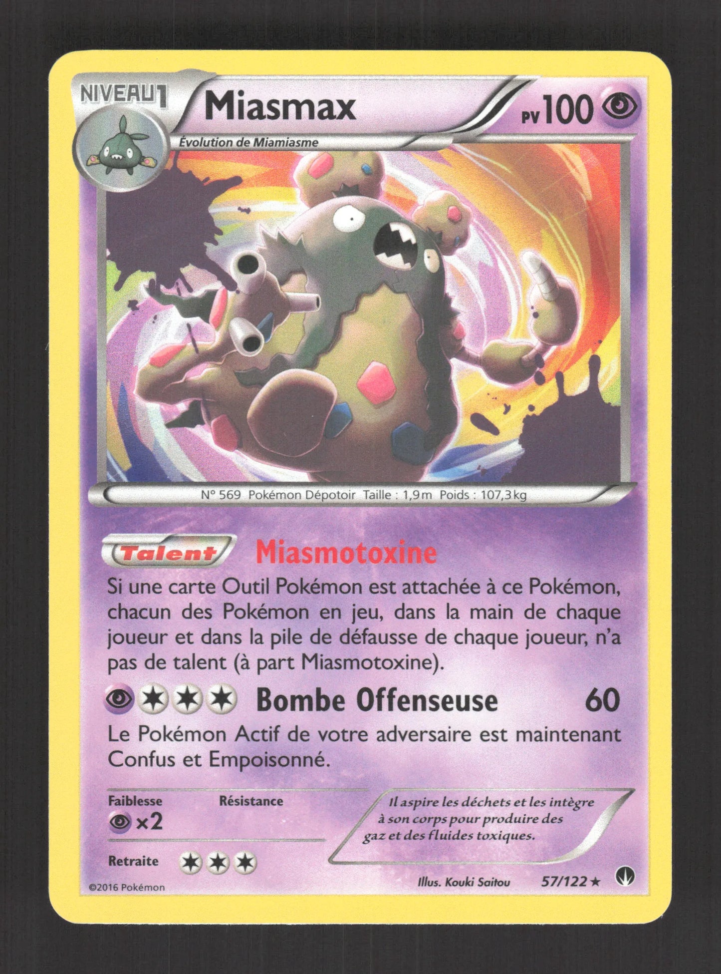 57/122 Miasmax HOLO - Rupture Turbo