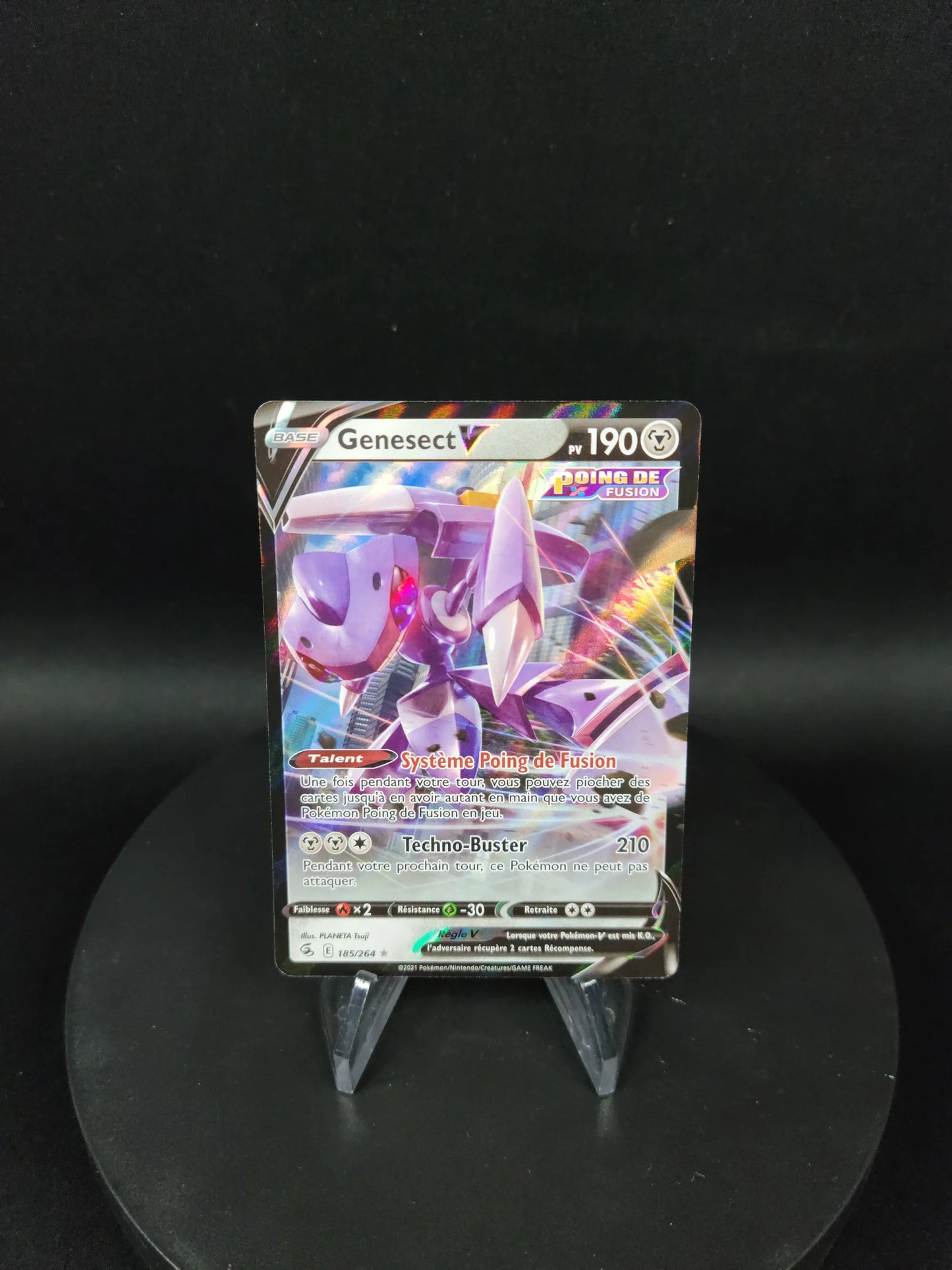 185/264 Genesect V - Poing de Fusion