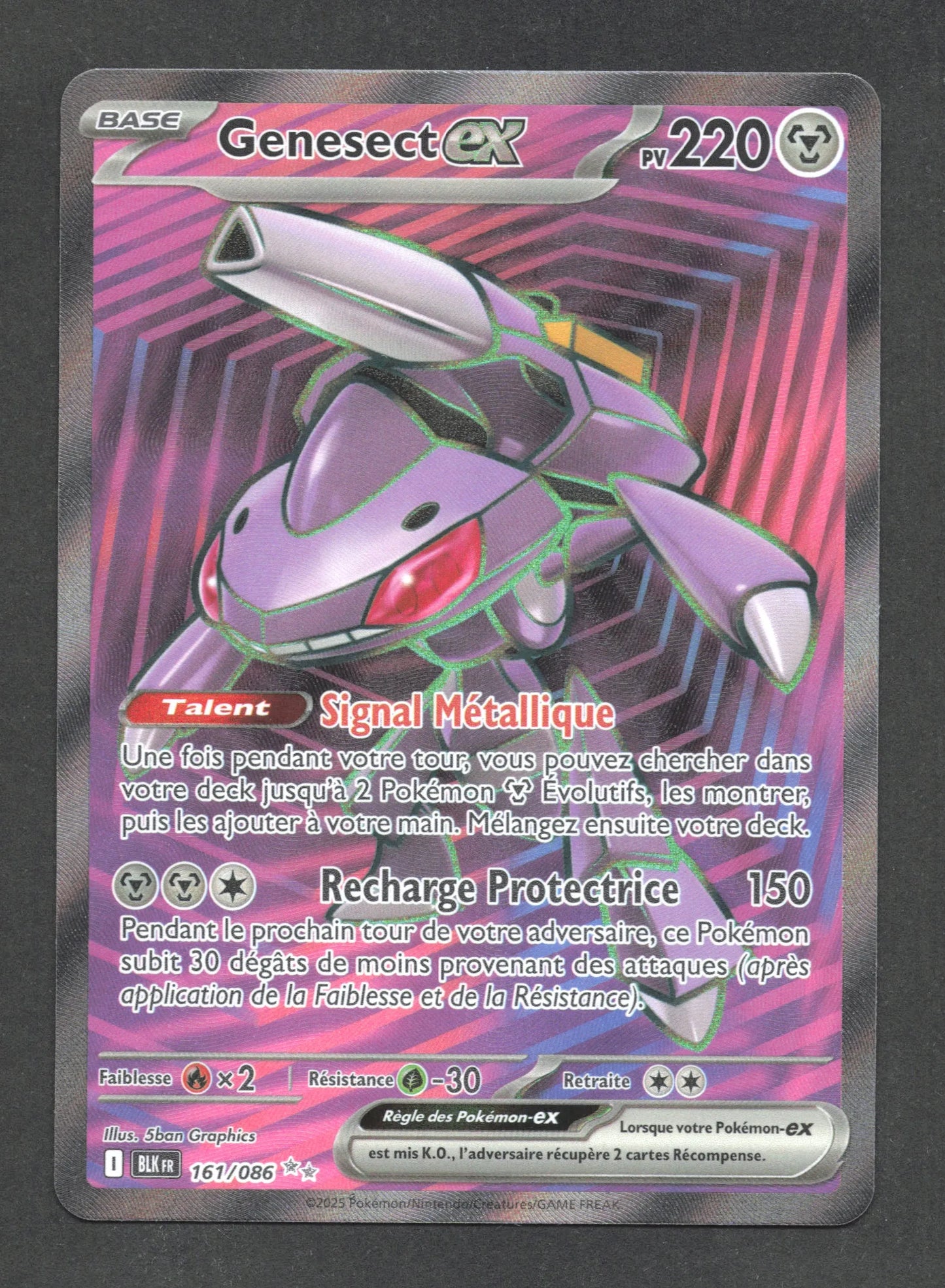 161/086 Genesect EX - Foudre Noire