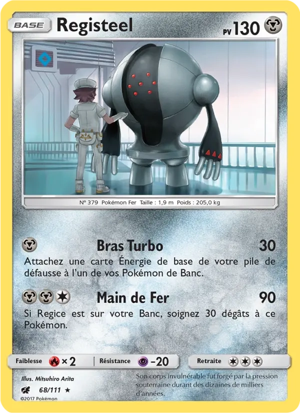 68/111 Registeel HOLO COSMOS - Invasion Carmin