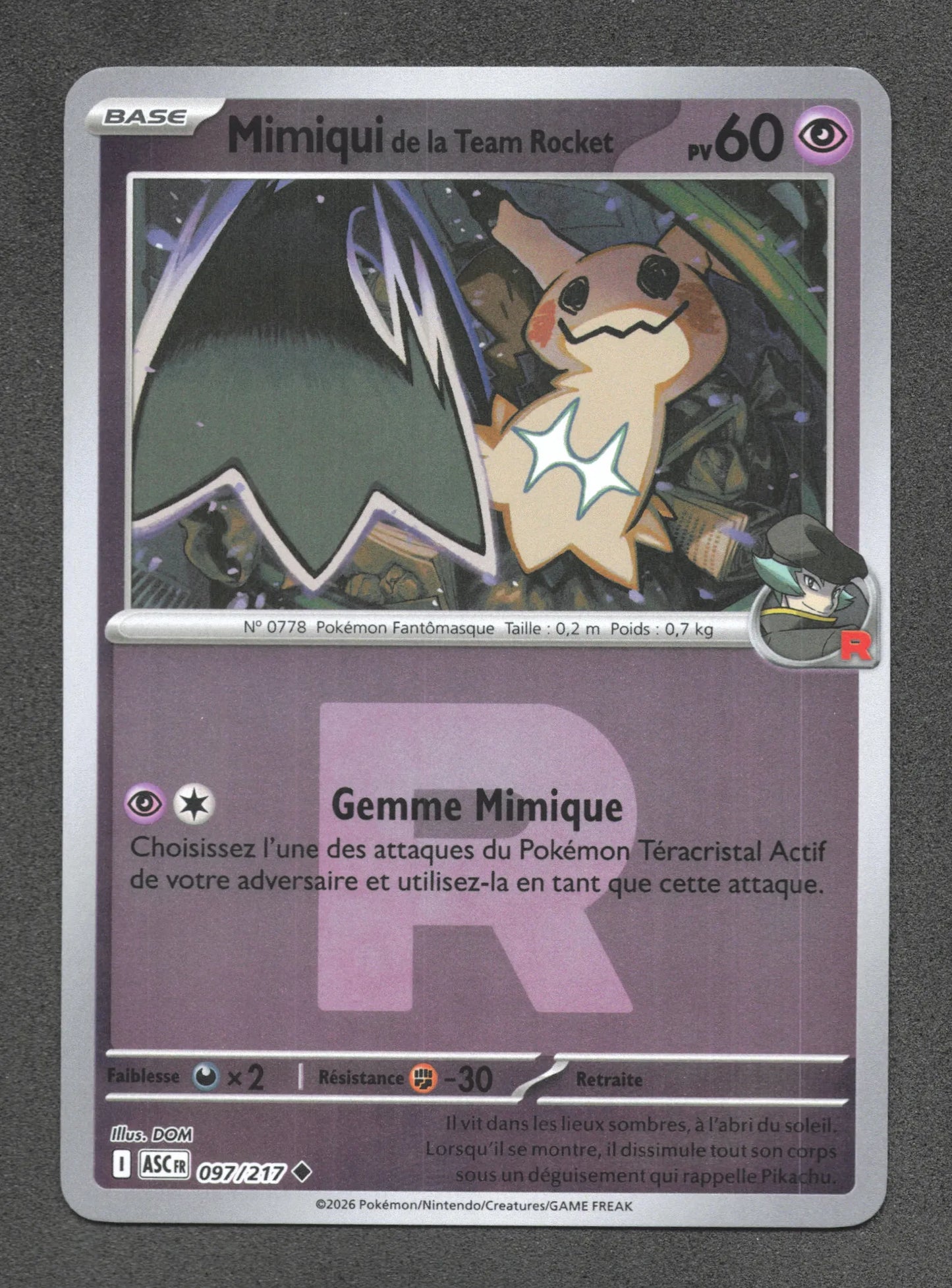 097/217 Mimiqui REVERSE ROCKET - Héros Transcendants - Reverse